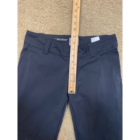 Women's Columbia Omni-Shield Dark Blue Hiking Pants Size 4 Regular Lightweight - Picture 6 of 9